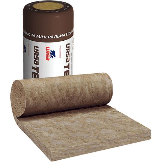 Утеплитель Ursa Terra технический мат 4800х1200х100 мм