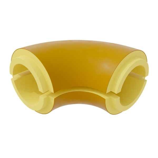 Отвод 90 градусов ППУ 57x50 мм с покрытием стеклопластик