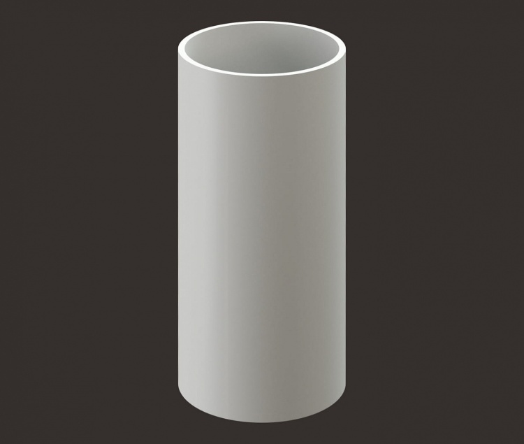 Труба водосточная Docke Lux 1 м, пломбир