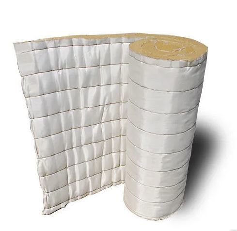 Мат прошивной базальтовый МПБ-50-СТ2  с обкладке стеклотканью ЭЗ-200 с 2 сторон1500х500х60 мм