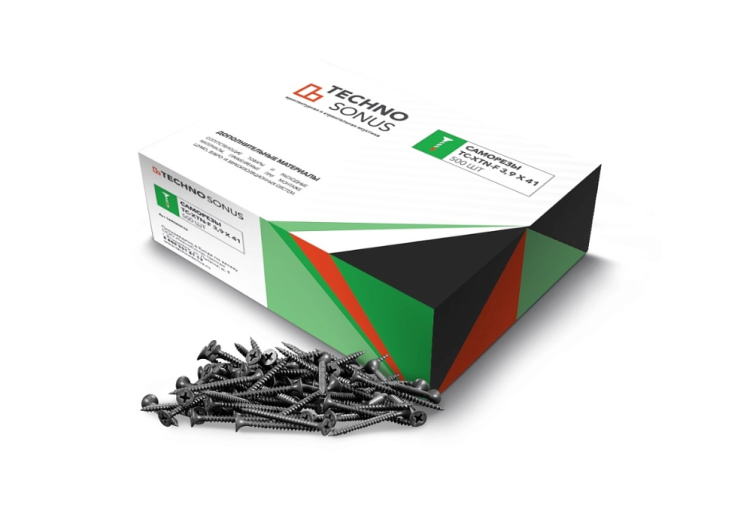 Техносонус Саморез TC-XTN-F 3.9х41 мм. 500 шт. уп